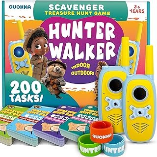 QUOKKA Scavenger Hunt for Kids Ages 4-8 - Treasure Hunting Outdoor Games...