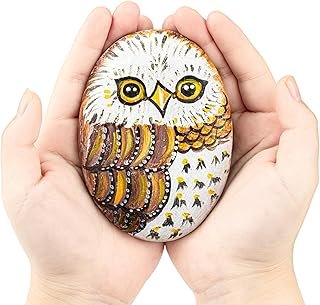 Simetufy 15 Pcs Large Rocks for Painting, 4-5 Inch River Rocks Painting ...