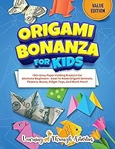 Origami Bonanza For Kids: Value Edition: 150+ Easy Paper Folding Project...