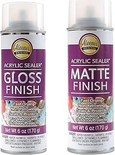 Aleene's Spray 6oz Acrylic Sealer (Matte and Gloss)