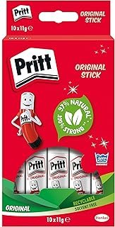 Pritt Glue Stick, Safe & Child-Friendly Craft Glue for Arts & Crafts Act...