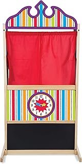 Melissa & Doug Deluxe Puppet Theater - Sturdy Wooden Construction