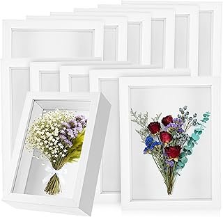 12 Pack 4 x 6 Inches Shadow Box Frame, 3D Shadow Boxes Display Cases 1.2...