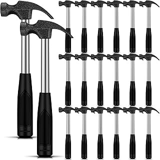 Gisafai 20 Pcs Small Claw Hammers Tools for Kids Solid Tubular Safety Ha...