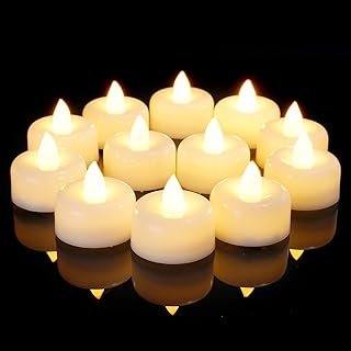 Amagic 100Pack Flameless LED Tea Lights Candles Battery Operated, Electr...