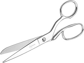 Professional Stainless Steel Fabric Scissors, 8-Inch Heavy Duty MultiPur...