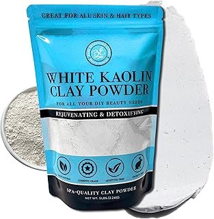 Bare Essentials Living - White Kaolin Clay Powder (5 lb) 100% Natural Wh...