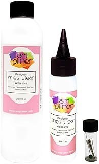 Art Institute Glitter Designer Dries Clear Adhesive Clear Glue Kit Bundl...