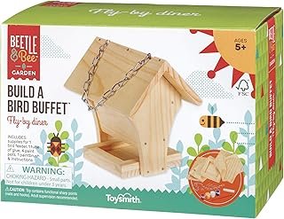 Beetle & Bee Build A Bird Buffet, DIY Kids Art Craft Outdoor Bird Kit, E...