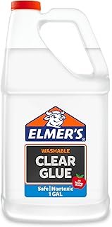 Elmer's Clear Liquid School Glue, 1 Gallon, Washable, #1 Teacher Brand -...