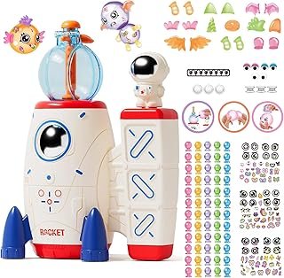 Ligamentexa DIY Rocket Balloon Craft Kit for Kids, Creative Sticker Make...