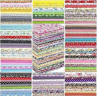 1200 Pcs 4 x 4 Inches Cotton Fabric Bundle Floral Precut Fat Squares Scr...