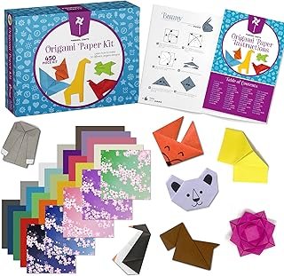 Pinwheel Crafts Origami Kit for Kids Ages 5-8,8-12 | 450 Sheets Origami ...