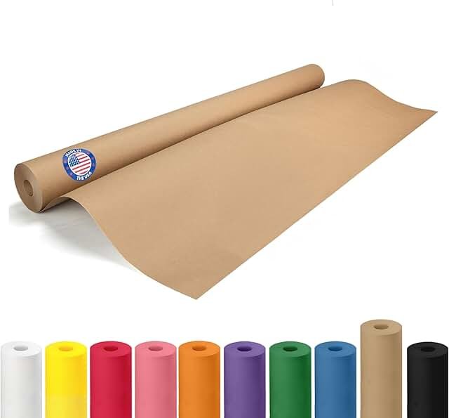 IDL Packaging Brown Paper Roll 36