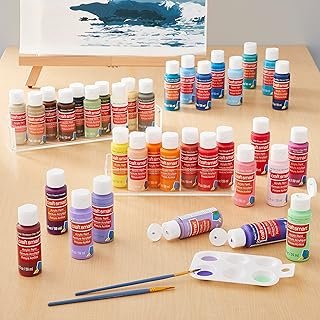 Craft Smart 36 Assorted Acrylic Paint Set - Non-Toxic Paint For Drawing,...