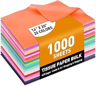 1000 PCS Tissue Paper, 20 Colors 14