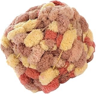 Soft Multicolor Pom-Pom Yarn Balls for Knitting & Crocheting - DIY Craft...