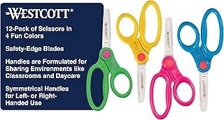 Westcott 14871 Right- and Left-Handed Scissors, Kids' Scissors, Back to ...