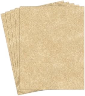 Aged Stationery Parchment Recycled Paper | 65Lb Cover Cardstock | 8.5” x...