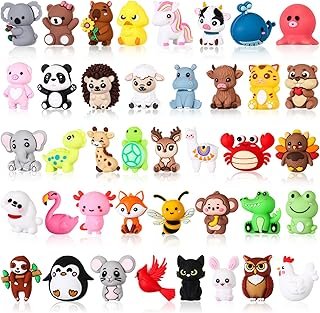 40 Pcs 3D Silicone Focal Beads Pens Beads Bulk for Beadable Keychain DIY...