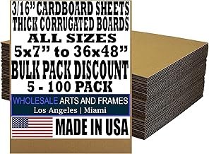 24x36 Large Cardboard Sheets Target Backer 50 Pack 3/16