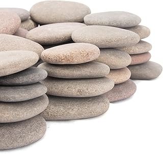 [About 93 PCS - 100 PCS](18 Pounds) Craft Rocks,Painting Rocks,2