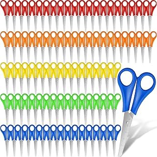 200 Pcs Kids Scissors Bulk - 5'' Student Safety Scissors, Stainless Stee...