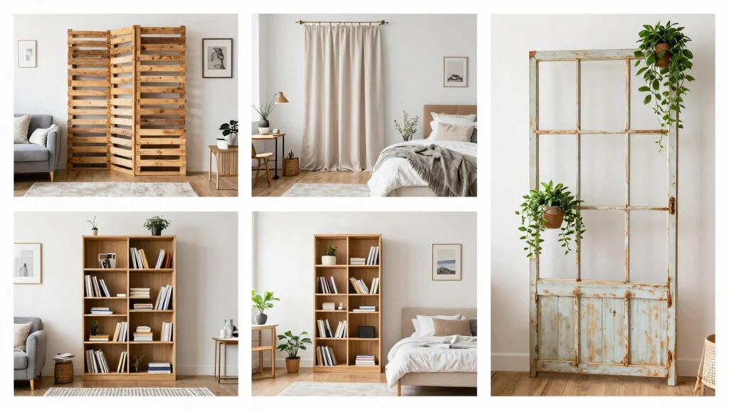 15 DIY Room Divider Decor Ideas for Small Spaces - DIY Makers Zone