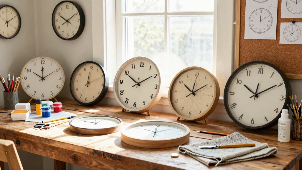 15 DIY Wall Clock Crafts That Double as Wall Art