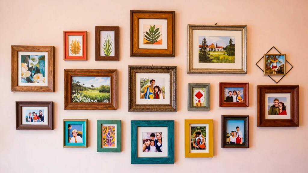 Simple Wall Frame Project 15 DIY Wall Frame Crafts for Unique Gallery Displays - DIY Makers Zone