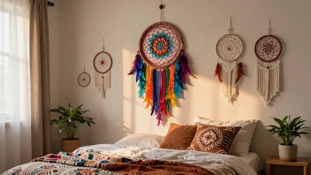17 DIY Dream Catcher Decor Ideas for Boho Bedrooms