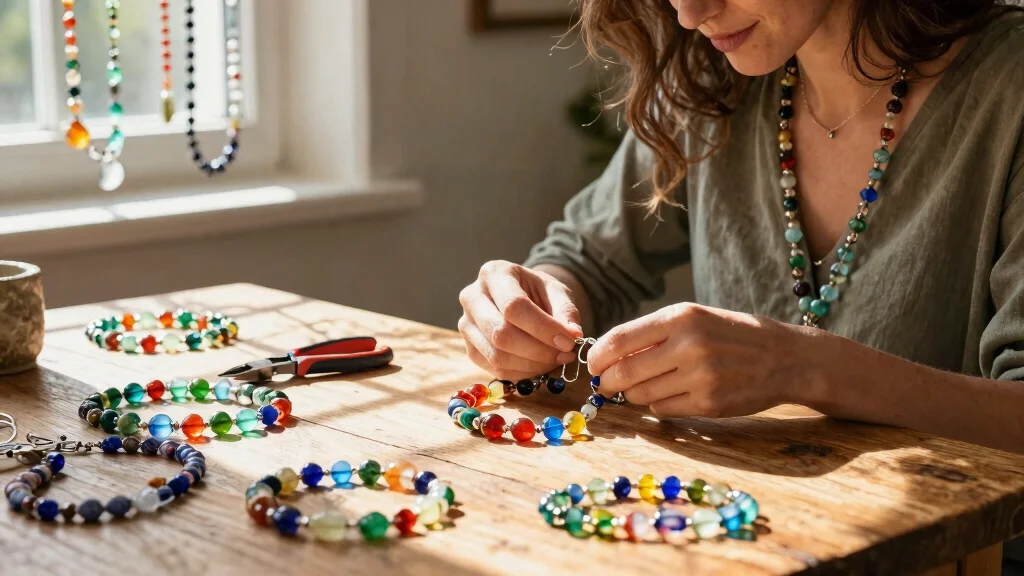 17 DIY Glass Bead Necklace Ideas for Elegant Accessories