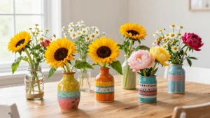 18 DIY Flower Vase Decor Ideas for Elegant Centerpieces
